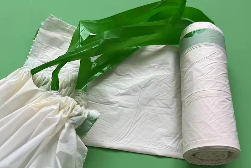 PE Drawstring Bags &mdash; Easy-Cinch Trash & Waste Bags