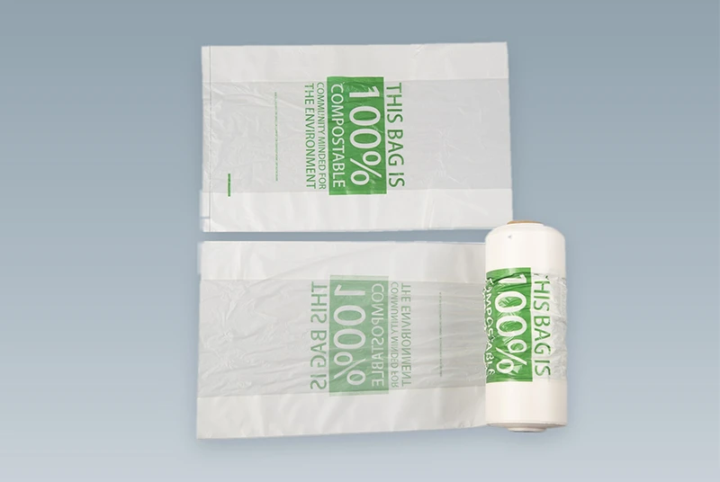 Biodegradable Produce Bags &mdash; Pre-Perforated Flat Bags for Fresh Produce